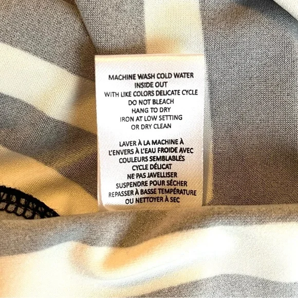 NWOT Jules & Leopold B&W Geo Print Cowl Neck Slip Midi Dress Date Night Party, M - Picture 14 of 14